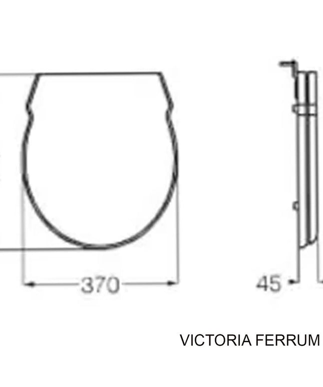 FERRUM VICTORIA TAPA ASIENTO MADERA TVIM VIC-TP-004-BL