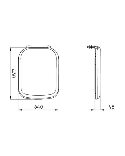 FERRUM LIMAY TAPA INOD HDF H-PP TYXM-B LMY-TP-001-BL