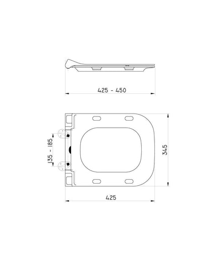 Ferrum Niza Tapa De Asiento Tzxus-b Niz-tp-004-bl