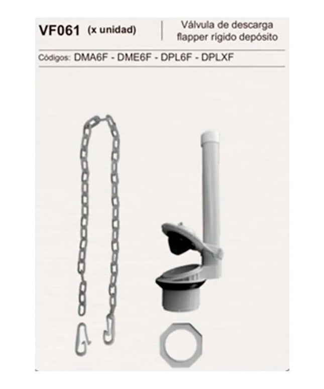 FERRUM VAL DESC FLAPPER RIGIDO VF061 REP-RD-061-00