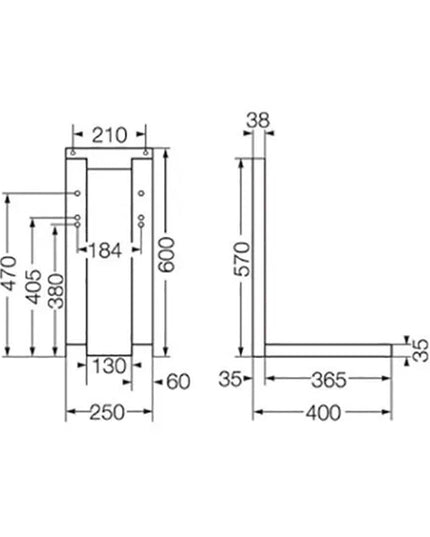 FERRUM SOP. BIDET/INOD DE COLGAR VPSAC REP-CI-001-00-1
