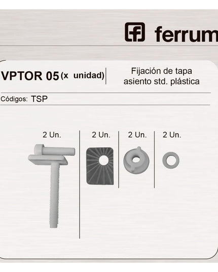 FERRUM FIJ TAPA ASIENTO PLASTICA VPTOR 05 REP-RV-005-00
