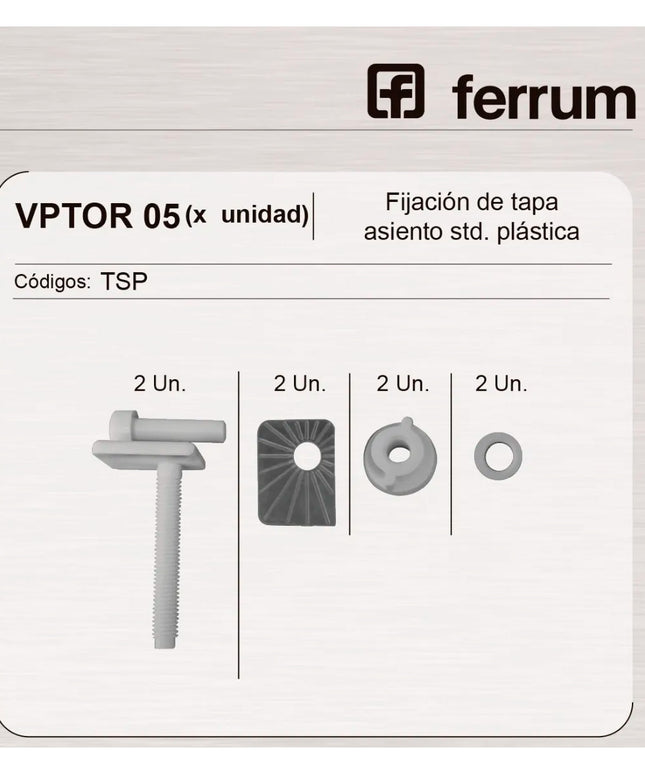 FERRUM FIJ TAPA ASIENTO PLASTICA VPTOR 05 REP-RV-005-00