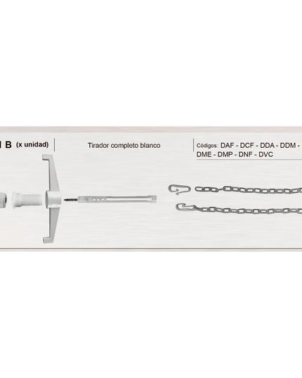 FERRUM ACCIONAMIENTO TIRADOR VTA31 REP-RA-031-BL
