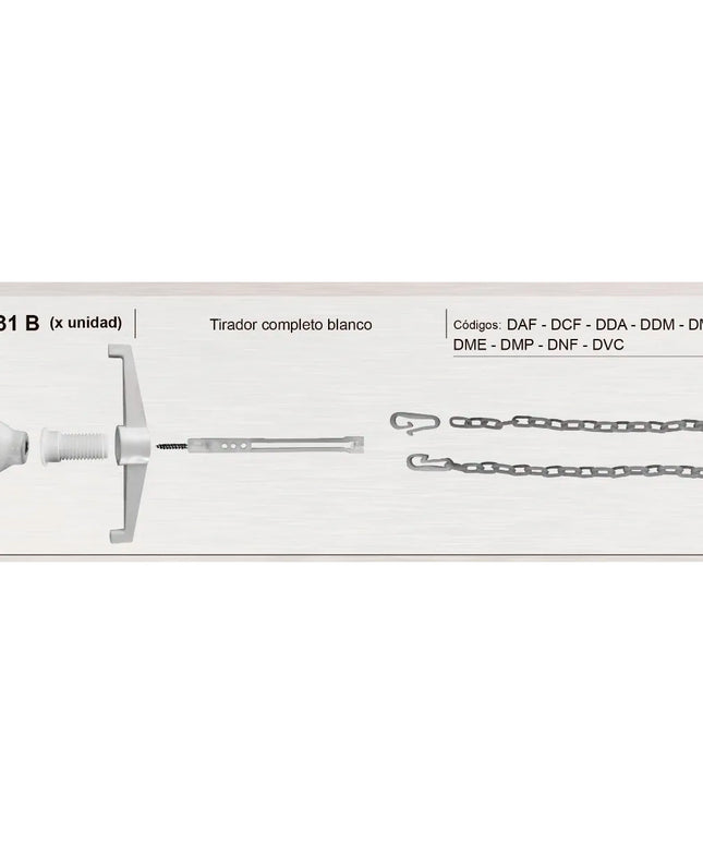 FERRUM ACCIONAMIENTO TIRADOR VTA31 REP-RA-031-BL