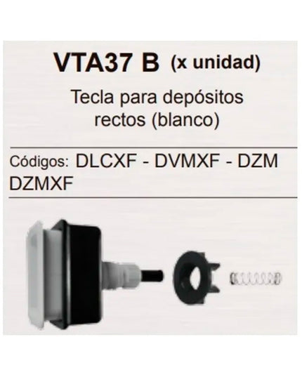 FERRUM ACCIONAMIENTO TECLA VTA37 REP-RA-037-BL