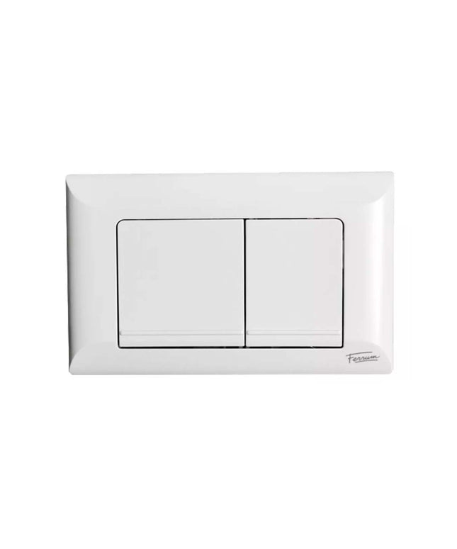 Ferrum  Tapa Doble Tecla Rectang Gde Bl Vta52b Rep-ra-052-bl