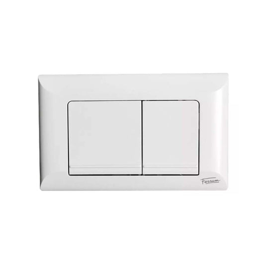 FERRUM  TAPA DOBLE TECLA RECTANG GDE BL VTA52B REP-RA-052-BL