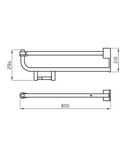 FERRUM ESPACIO BARRAL C/ACC Y P/ROLLO VTEPA ESP-BR-021-BL
