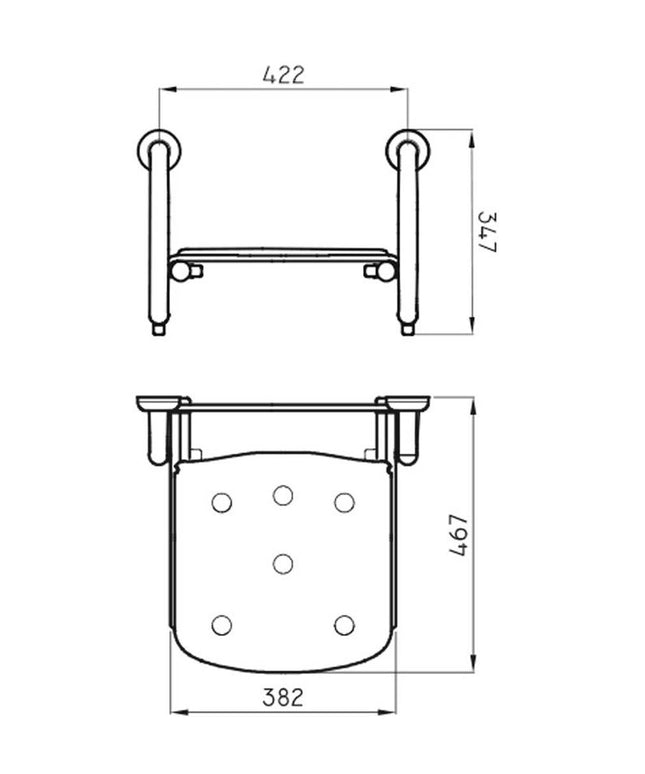 FERRUM ESPACIO SILLA REBATIBLE VTES  ESP-SL-001-BL