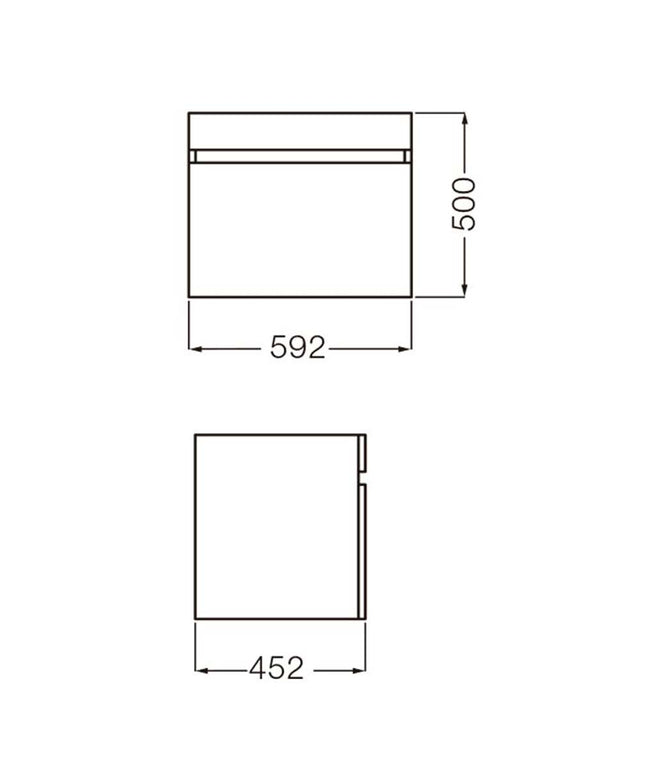 FERRUM CADRIA MUEBLE COLGAR 60 C/CAJON X6XE W7 CDR-MB-008-WE