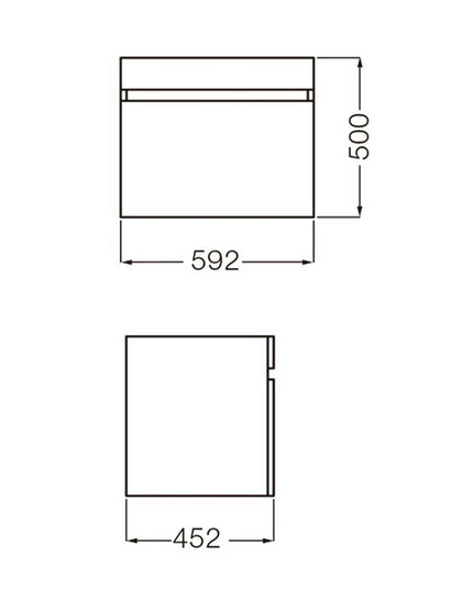 FERRUM CADRIA MUEBLE COLGAR 60 C/CAJON X6XE W9 CDR-MB-008-RA