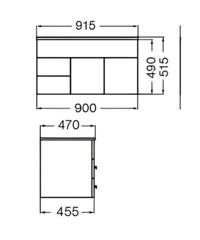 FERRUM CADRIA MUEBLE CADRIA 90 COLGAR  X9XE W8 CDR-MB-021-MO