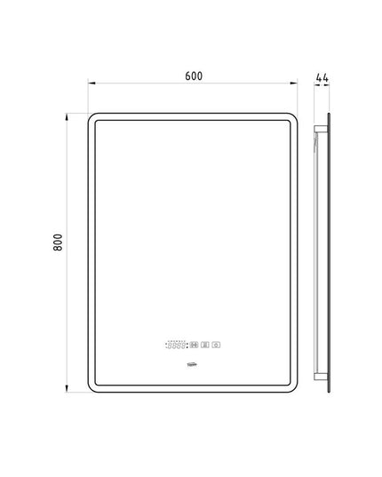 FERRUM SOLDA ESPEJO SMART TEC 60X80 SLD-ES-682-00