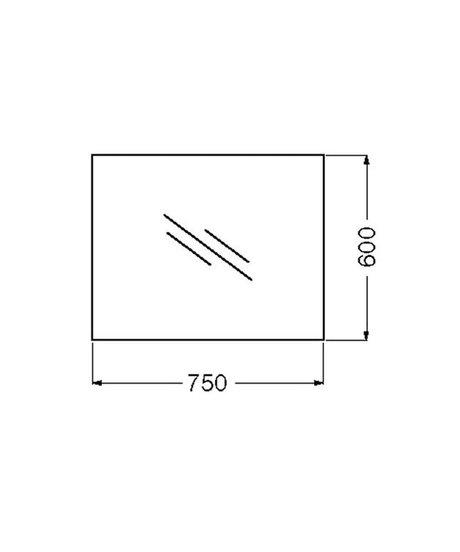 FERRUM CADRIA ESPEJO 60X75 XEXA W7 CDR-ES-001-WE