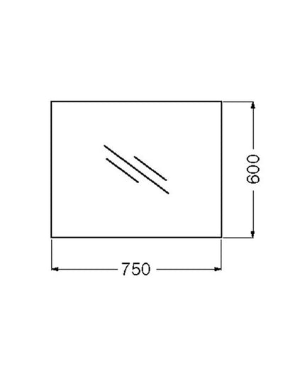 FERRUM CADRIA ESPEJO 60X75 XEXA W9 CDR-ES-001-RA