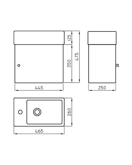 FERRUM ARMONICA MUEBLE LAV TOILETTE G XL30A W9 ARM-MB-009-RA