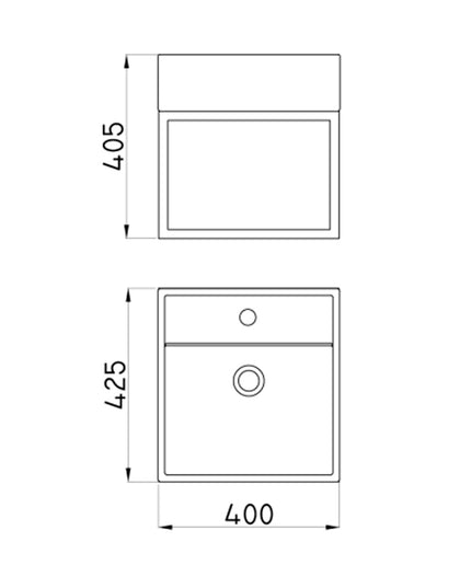 FERRUM TORI MUEBLE DE CAÑO C/ESTANTE Y LAVATORIO 1A Y325C-BN TOR-JG-101-BN