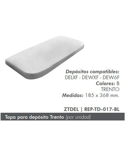 FERRUM TAPA DEP TRENTO ZTDEL REP-TD-017-BL