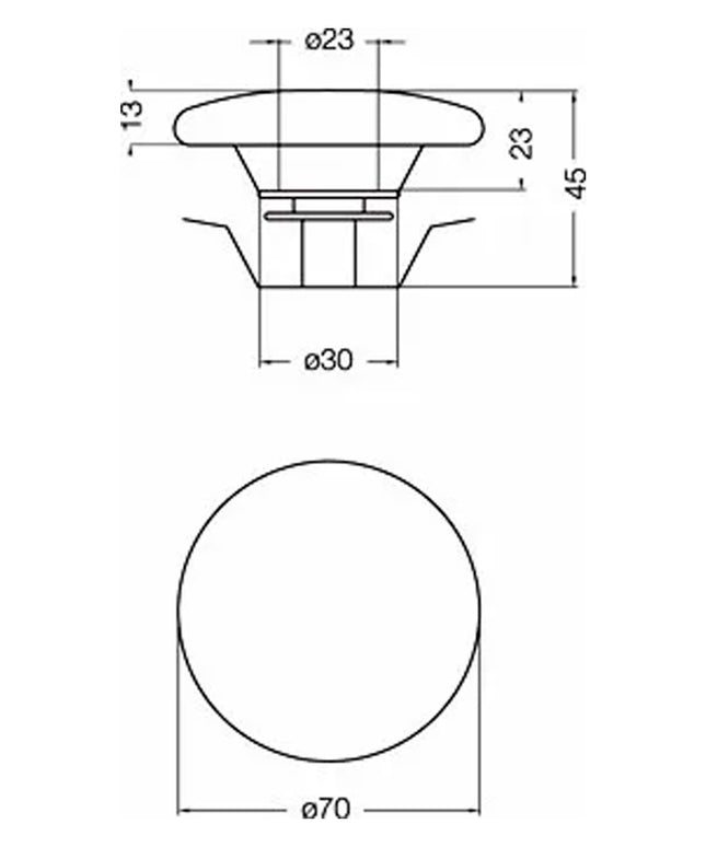 FERRUM TAPON CERAMICA P/LAV ZTSC REP-RV-001-BL