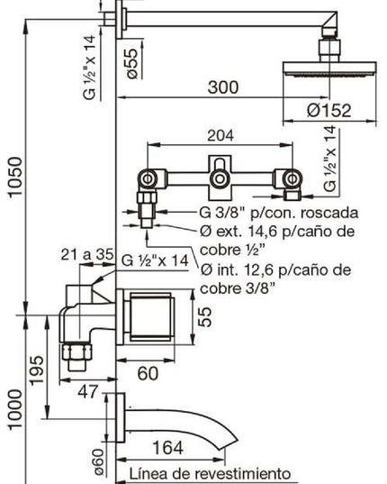 FV CALIFORNIA DUCHA C/TRANS 0103/17P-CR