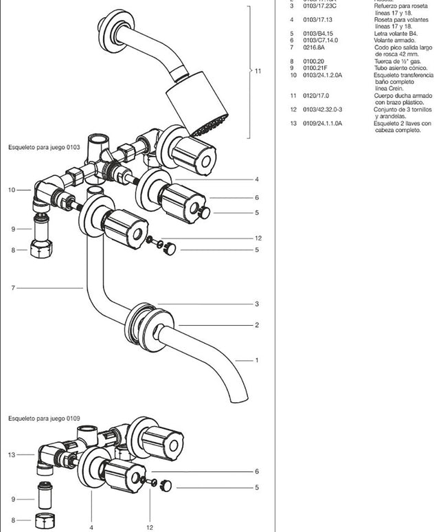 FV RADAL DUCHA C/TRANSFERENCIA 0103/C7-CR