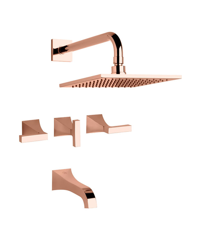 FV URBANO STOCK LEVER DUCHA C/TRANSF ROSE GOLD 0103/H3L-RG