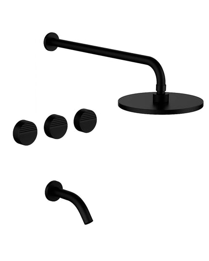 FV GRIP DUCHA C/TRANSF NEGRO MATE 0103/L8-NG