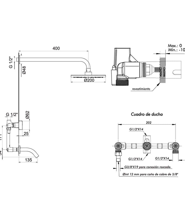 FV GRIP DUCHA C/TRANSF 0103/L8-CR
