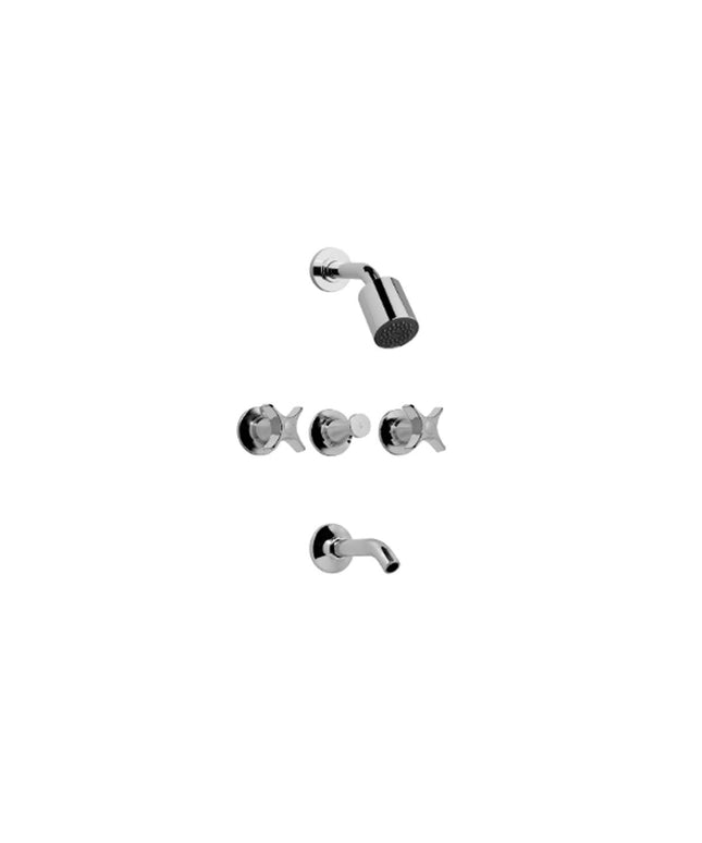 FV PETALO JUEGO PARA BAÑERA Y DUCHA 0103/M3P-CR