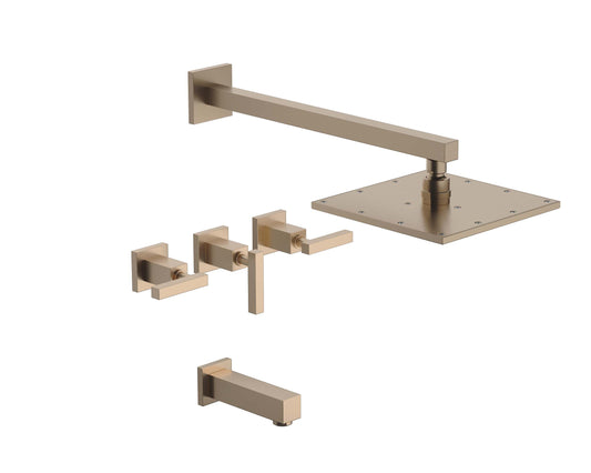 FV DOMINIC LEVER DUCHA C/TRANS 0103R/85L-BB