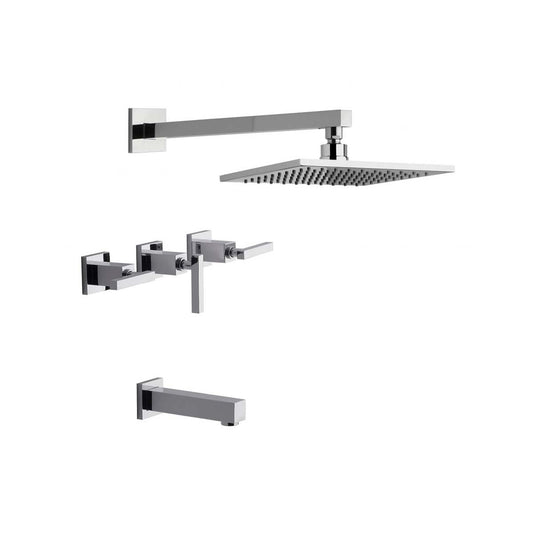 FV DOMINIC LEVER DUCHA C/TRANS 0103R/85L-CR