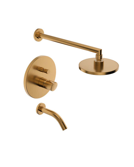 FV CILINDRA MONOCOMANDO DUCHA PARED BRUSHED BRASS 0106/M5-BB