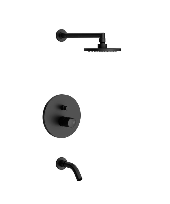 FV CILINDRA MONOCOMANDO DUCHA PARED NEGRO 0106/M5-NG