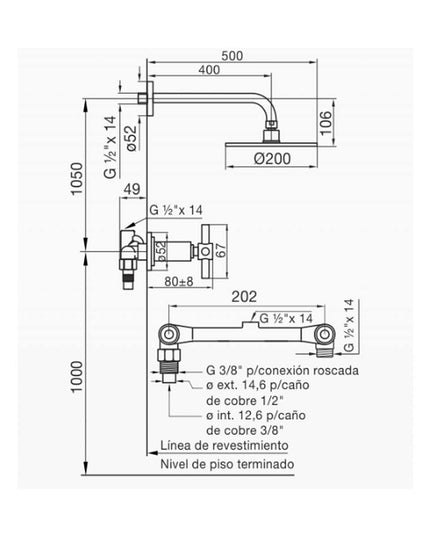 FV TEMPLE DUCHA S/TRANS 0109/87-CR