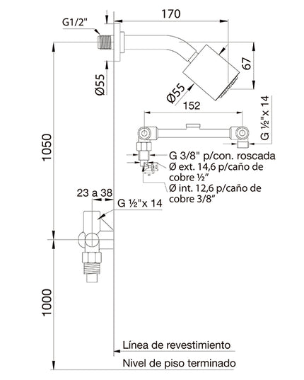 FV NEWPORT PLUS DUCHA S/TRANSFERENCIA 0109/B2P-CR