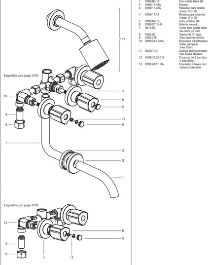 FV RADAL DUCHA S/TRANSFERENCIA 0109/C7-CR