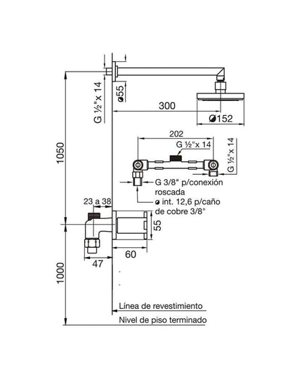 FV ALERCE DUCHA S/TRANS 0109/D7-CR