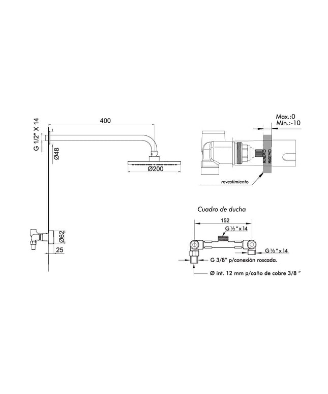 FV GRIP DUCHA S/TRANSF 0109/L8-BB