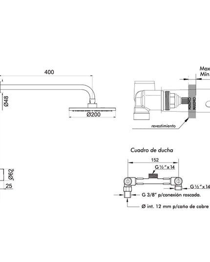 FV GRIP DUCHA S/TRANSF 0109/L8-CR