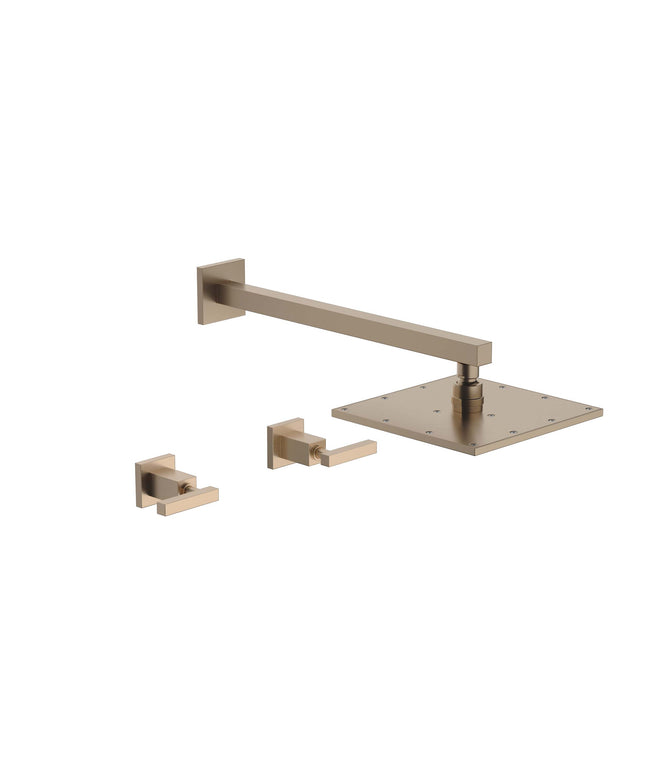 FV DOMINIC LEVER DUCHA S/TRANS BRUSHED BRASS 0109R/85L-BB