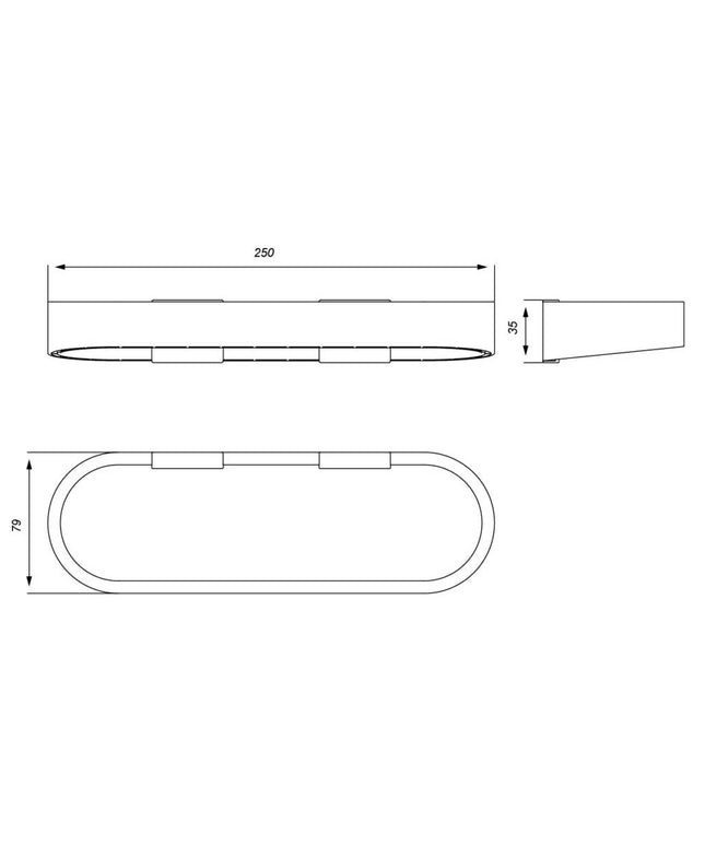 FV ARMONIA ACC TOALLERO BARRAL 0163/M8-CR