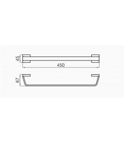 FV CHALTEN ACC TOALLERO BRUSHED BRASS 0164/H4-BB