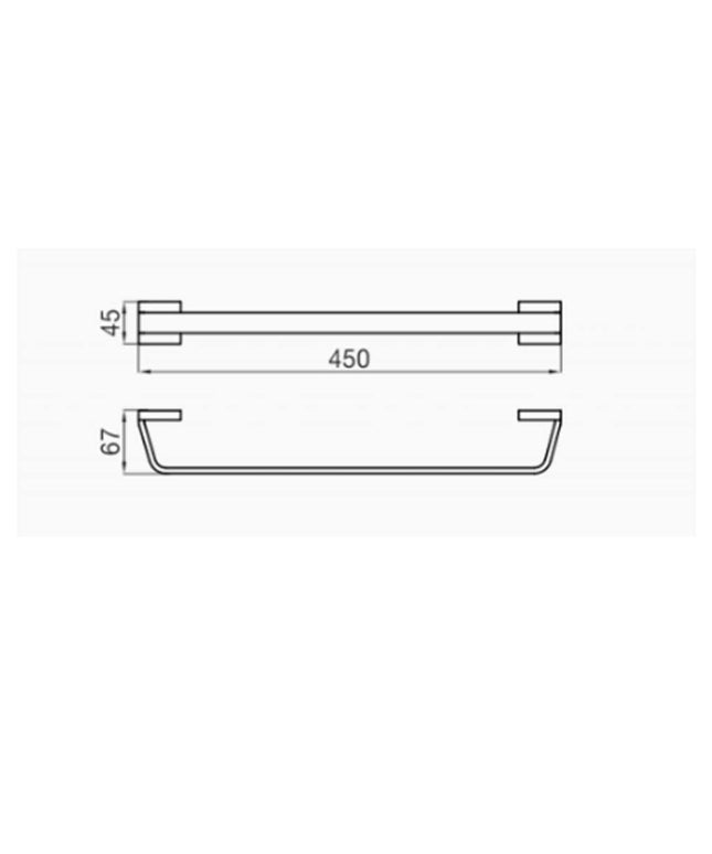 FV CHALTEN ACC TOALLERO BRUSHED BRASS 0164/H4-BB