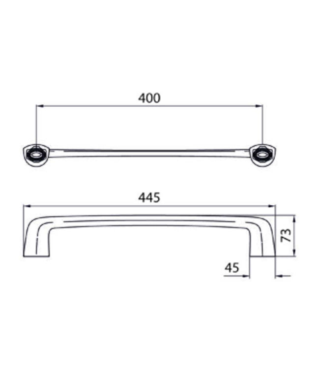 FV EPUYEN ACC TOALLERO BARRAL RECTO NEGRO 0164/L2-NG
