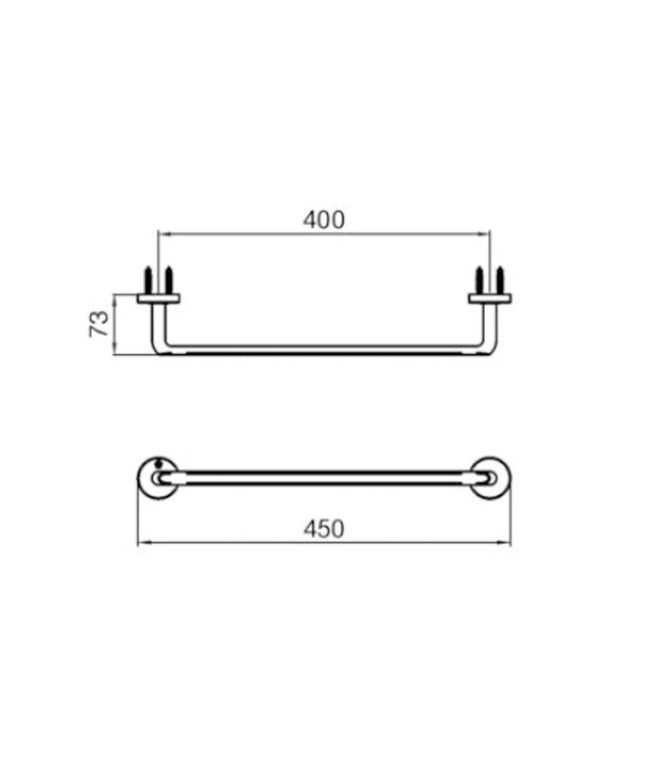 FV CIPRES ACC TOALLERO BARRAL 40 CM 0164/N2-CR