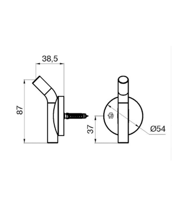 FV CLIP ACC PERCHA NEGRO 0166/N4-NG