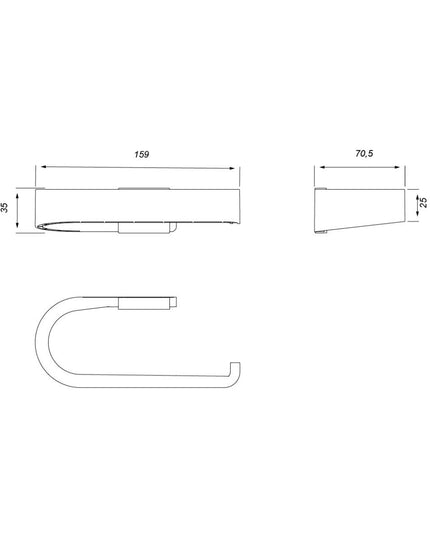 FV ARMONIA ACC PORTA ROLLO 0167/M8-CR
