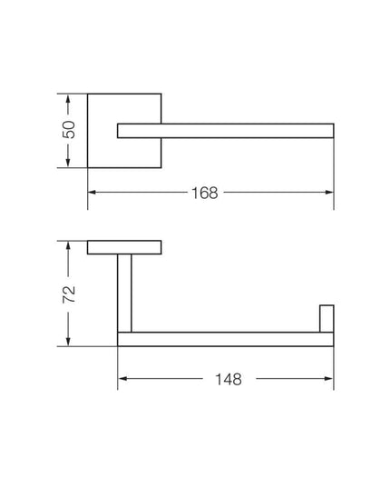 FV DOMINIC ACC PORTARROLLO BRUSHED BRASS 0167R/85-BB