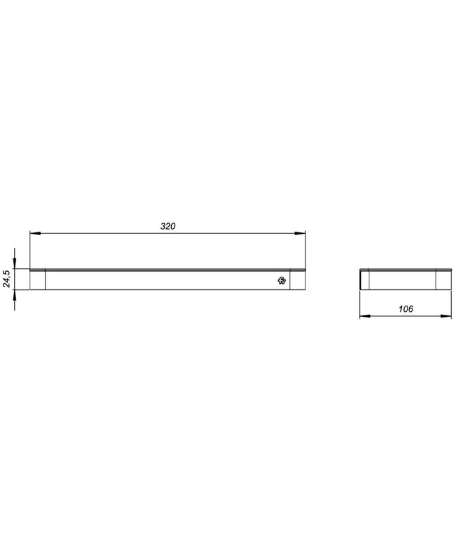 FV INOX ONE ACC REPISA JABONERA ACERO PULIDO 0168.01/I1-AP
